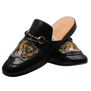 Gucci King Tiger Princeton Leather Loafer For Men Size 6